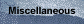 Miscellaneous Jobs